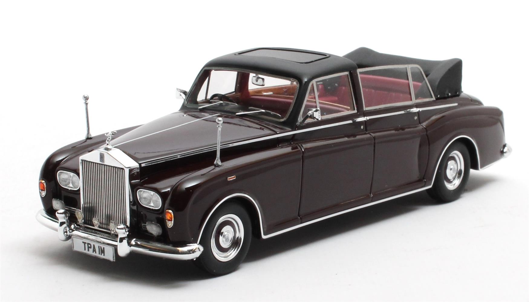 Rolls-Royce Phantom VI Landaulette PRH Mrs. V. Gillard 1973 Maroon - 1:43